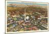 Overview of New York World's Fair, 1939-null-Mounted Art Print