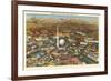 Overview of New York World's Fair, 1939-null-Framed Art Print