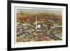 Overview of New York World's Fair, 1939-null-Framed Art Print