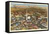 Overview of New York World's Fair, 1939-null-Framed Stretched Canvas