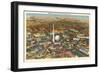 Overview of New York World's Fair, 1939-null-Framed Art Print