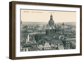 Overview of Old Dresden, Germany-null-Framed Art Print