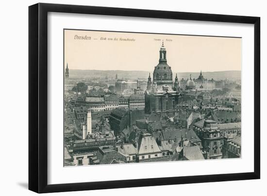 Overview of Old Dresden, Germany-null-Framed Art Print