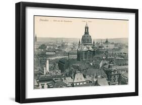 Overview of Old Dresden, Germany-null-Framed Art Print