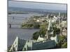 Overview of Parliament Hill from Merlot Rooftop Grill, Ottawa, Ontario, Canada, North America-De Mann Jean-Pierre-Mounted Photographic Print