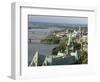 Overview of Parliament Hill from Merlot Rooftop Grill, Ottawa, Ontario, Canada, North America-De Mann Jean-Pierre-Framed Photographic Print