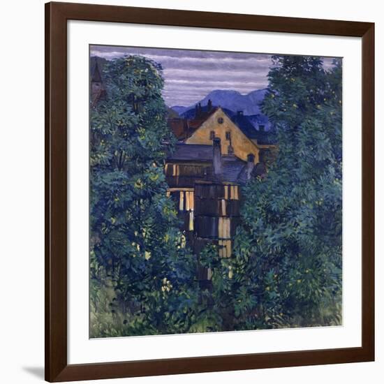 Overview of Payerbach, in the background the Rax-Koloman Moser-Framed Giclee Print