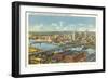 Overview of Pittsburgh-null-Framed Art Print