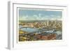 Overview of Pittsburgh-null-Framed Art Print