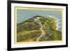 Overview of Point Loma-null-Framed Art Print