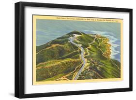 Overview of Point Loma-null-Framed Art Print