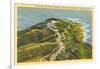 Overview of Point Loma-null-Framed Art Print