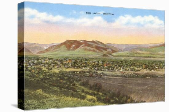 Overview of Red Lodge, Montana-null-Stretched Canvas