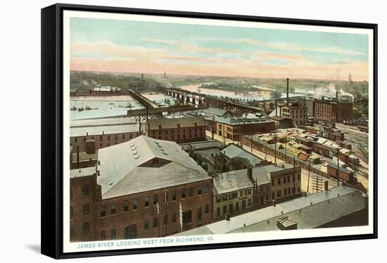 Overview of Richmond, Virginia-null-Framed Stretched Canvas