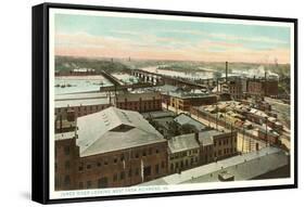 Overview of Richmond, Virginia-null-Framed Stretched Canvas