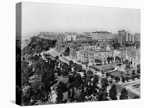 Overview of Riverside Drive and Riverside Park-Irving Underhill-Stretched Canvas