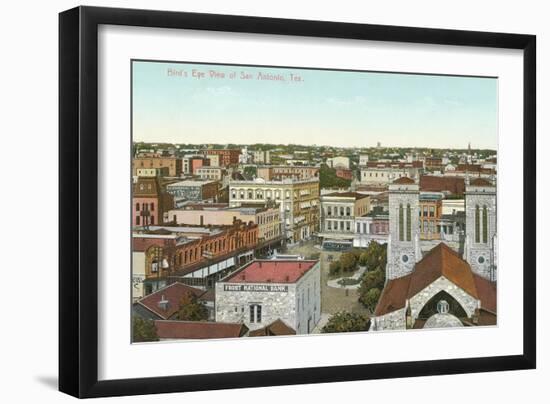 Overview of San Antonio-null-Framed Art Print