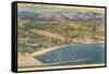 Overview of Santa Barbara, California-null-Framed Stretched Canvas