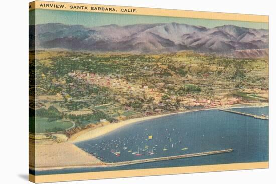 Overview of Santa Barbara, California-null-Stretched Canvas