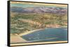 Overview of Santa Barbara, California-null-Framed Stretched Canvas