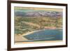 Overview of Santa Barbara, California-null-Framed Art Print
