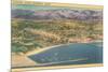 Overview of Santa Barbara, California-null-Mounted Art Print