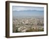 Overview of Santiago from Atop Cerro San Cristobal at Parque Metropolitano De Santiago-Kimberly Walker-Framed Premium Photographic Print