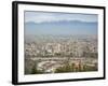 Overview of Santiago from Atop Cerro San Cristobal at Parque Metropolitano De Santiago-Kimberly Walker-Framed Photographic Print