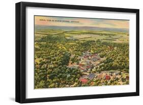 Overview of Siloam Springs, Arkansas-null-Framed Art Print