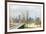 Overview of Skyscrapers Downtown from Bicentennial Park, Santiago, Chile, South America-Kimberly Walker-Framed Photographic Print