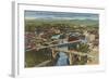 Overview of Spokane-null-Framed Art Print