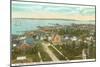 Overview of St. Ignace, Michigan-null-Mounted Art Print