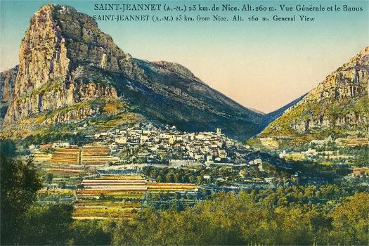 Overview of St. Jeannet, France' Poster | AllPosters.com