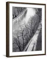 Overview of the Aare River Banks, Switzerland-Walter Bibikow-Framed Premium Photographic Print