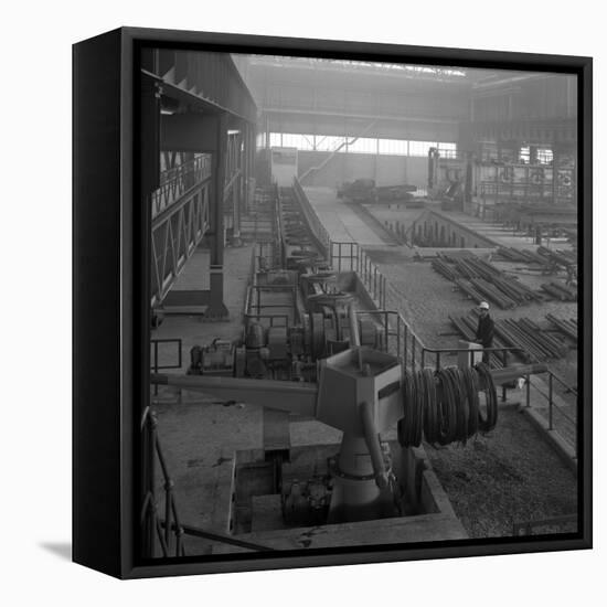 Overview of the Bar Mill at the Brightside Foundry, Sheffield, South Yorkshire, 1964-Michael Walters-Framed Stretched Canvas