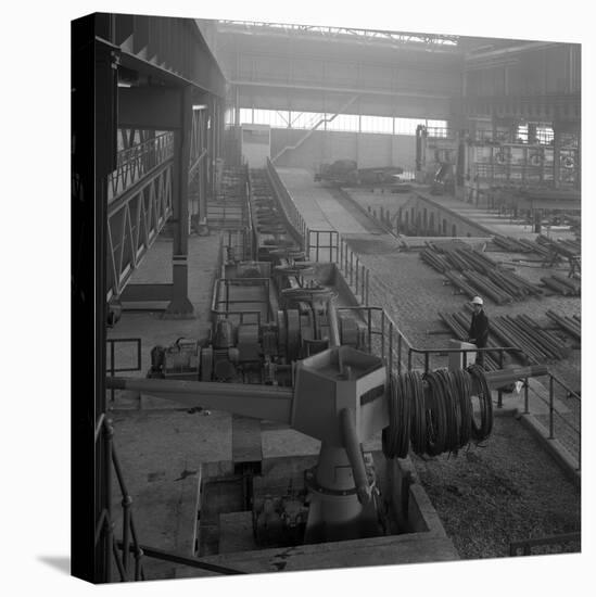 Overview of the Bar Mill at the Brightside Foundry, Sheffield, South Yorkshire, 1964-Michael Walters-Stretched Canvas