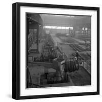 Overview of the Bar Mill at the Brightside Foundry, Sheffield, South Yorkshire, 1964-Michael Walters-Framed Photographic Print