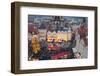 Overview of the Christmas Market and the Church of Our Lady of Tyn on the Old Town Square-Miles Ertman-Framed Photographic Print