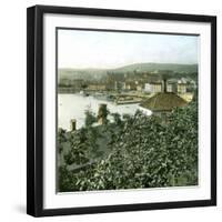 Overview of the City of Oslo (Former Christiania), Taken from the Fortress, Norway-Leon, Levy et Fils-Framed Premium Photographic Print