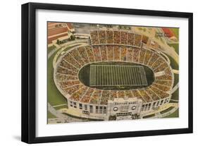 Overview of the Cotton Bowl, Dallas-null-Framed Art Print