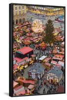 Overview of the Dresden Strietzelmarkt Christmas Market, Dresden, Saxony, Germany, Europe-Miles Ertman-Framed Photographic Print