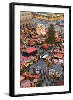 Overview of the Dresden Strietzelmarkt Christmas Market, Dresden, Saxony, Germany, Europe-Miles Ertman-Framed Photographic Print