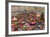 Overview of the Dresden Strietzelmarkt Christmas Market, Dresden, Saxony, Germany, Europe-Miles Ertman-Framed Photographic Print