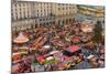 Overview of the Dresden Strietzelmarkt Christmas Market, Dresden, Saxony, Germany, Europe-Miles Ertman-Mounted Photographic Print