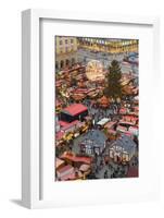 Overview of the Dresden Strietzelmarkt Christmas Market, Dresden, Saxony, Germany, Europe-Miles Ertman-Framed Photographic Print