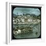 Overview of the Harbour and the Old Town, Menton (France), Circa 1900-Leon, Levy et Fils-Framed Photographic Print