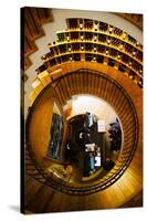 Overview of the L'Intendant Wine Shop Staircase, Bordeaux, Gironde, Aquitaine, France-null-Stretched Canvas