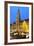 Overview of the Marienplatz Christmas Market and the New Town Hall, Munich, Bavaria, Germany-Miles Ertman-Framed Photographic Print