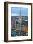 Overview of the Marienplatz Christmas Market and the New Town Hall, Munich, Bavaria, Germany-Miles Ertman-Framed Photographic Print