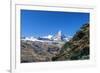 Overview of the Matterhorn,. Zermatt, Canton of Valais, Pennine Alps, Swiss Alps, Switzerland-Roberto Moiola-Framed Photographic Print